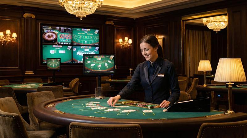 Blackjack en vivo con crupier